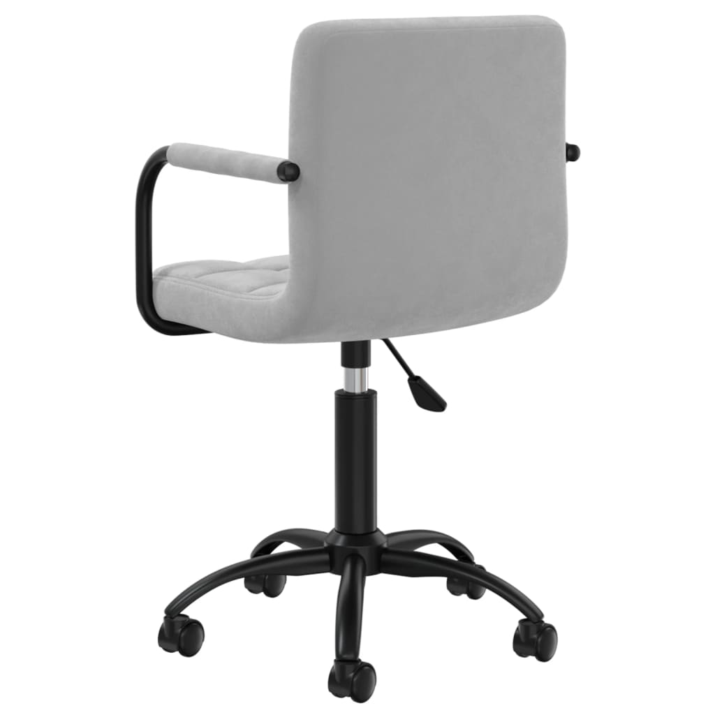 Eetkamerstoelen draaibaar 2 st fluweel lichtgrijs is nu te koop bij PeponiXL, paradijselijk wonen!