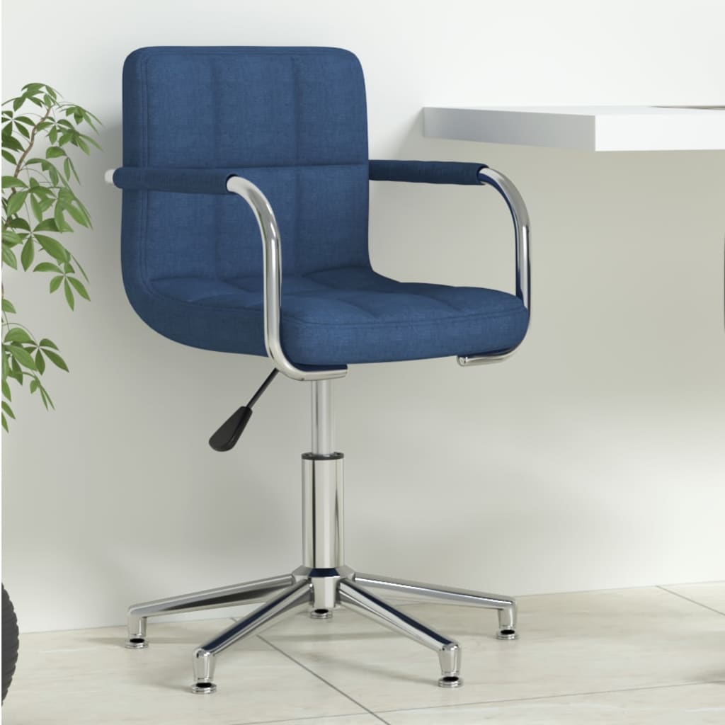 Kantoorstoel draaibaar stof blauw is nu te koop bij PeponiXL, paradijselijk wonen!
