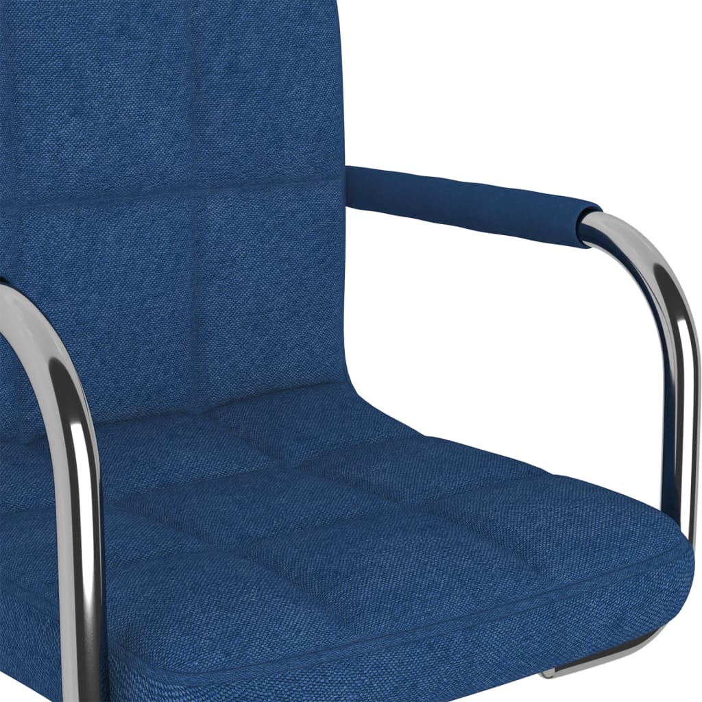 Kantoorstoel draaibaar stof blauw is nu te koop bij PeponiXL, paradijselijk wonen!