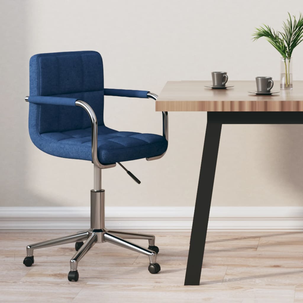 Kantoorstoel draaibaar stof blauw is nu te koop bij PeponiXL, paradijselijk wonen!
