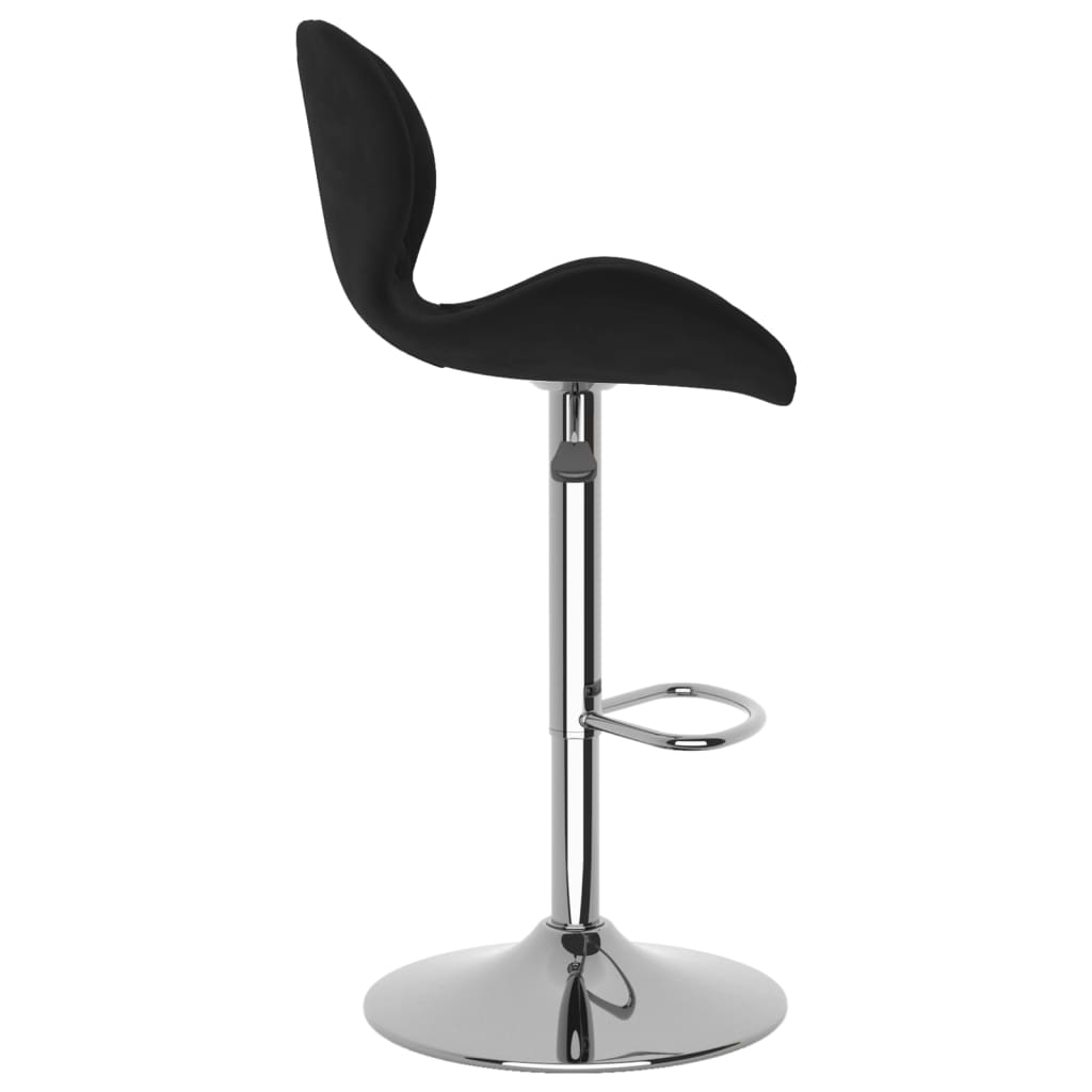 Barkrukken 2 st fluweel zwart is nu te koop bij PeponiXL, paradijselijk wonen!