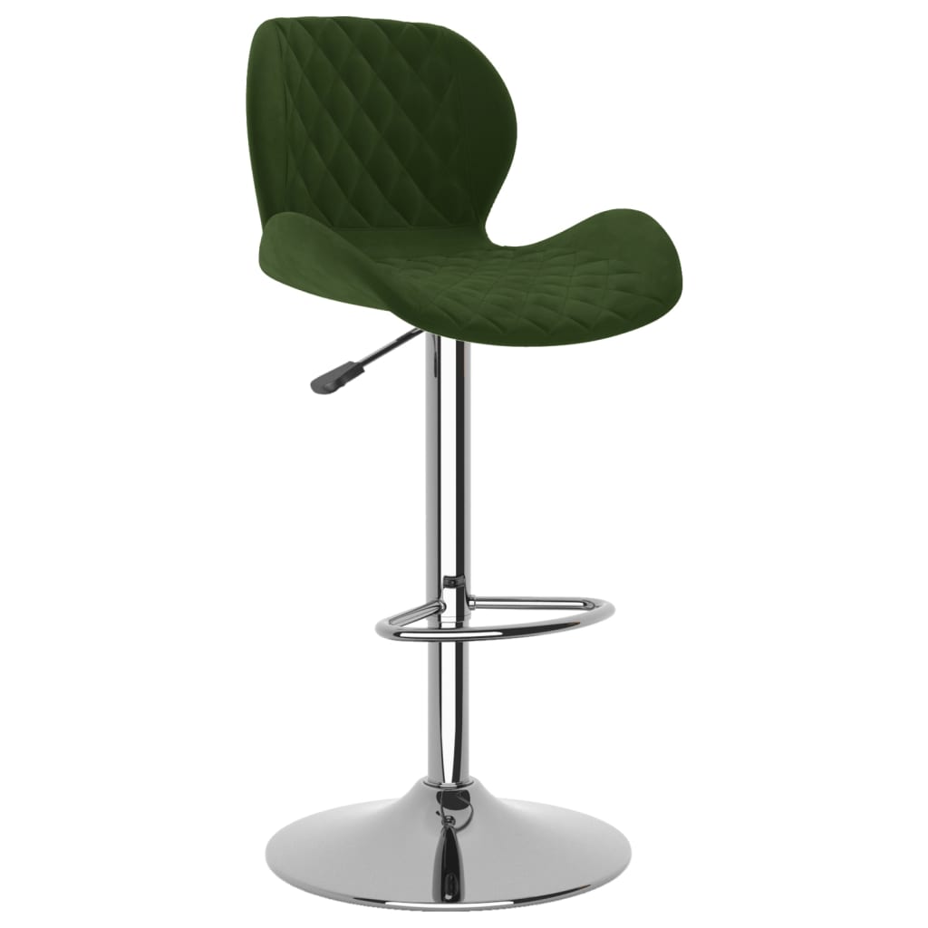 Barkrukken 2 st fluweel donkergroen is nu te koop bij PeponiXL, paradijselijk wonen!