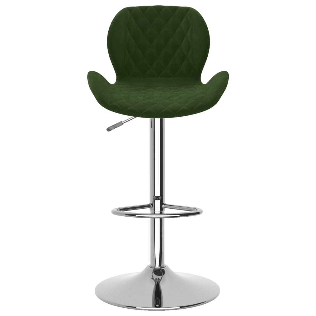Barkrukken 2 st fluweel donkergroen is nu te koop bij PeponiXL, paradijselijk wonen!