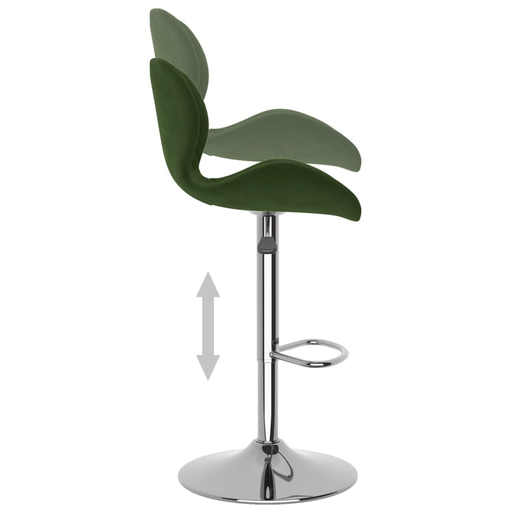 Barkrukken 2 st fluweel donkergroen is nu te koop bij PeponiXL, paradijselijk wonen!