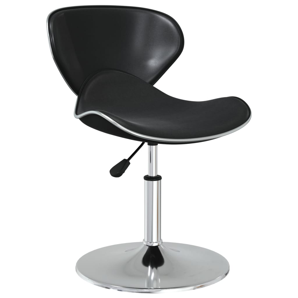 Eetkamerstoelen 2 st kunstleer zwart is nu te koop bij PeponiXL, paradijselijk wonen!