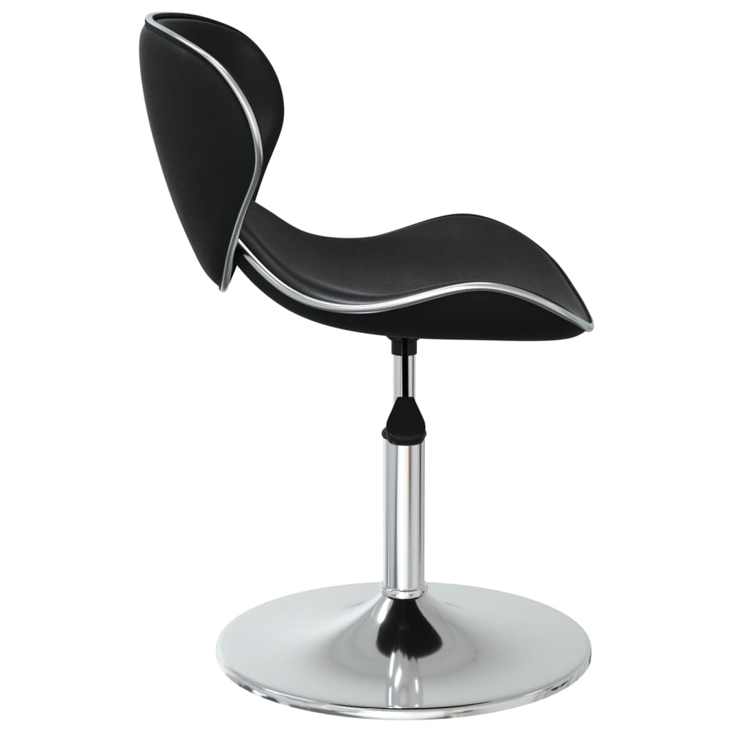 Eetkamerstoelen 2 st kunstleer zwart is nu te koop bij PeponiXL, paradijselijk wonen!