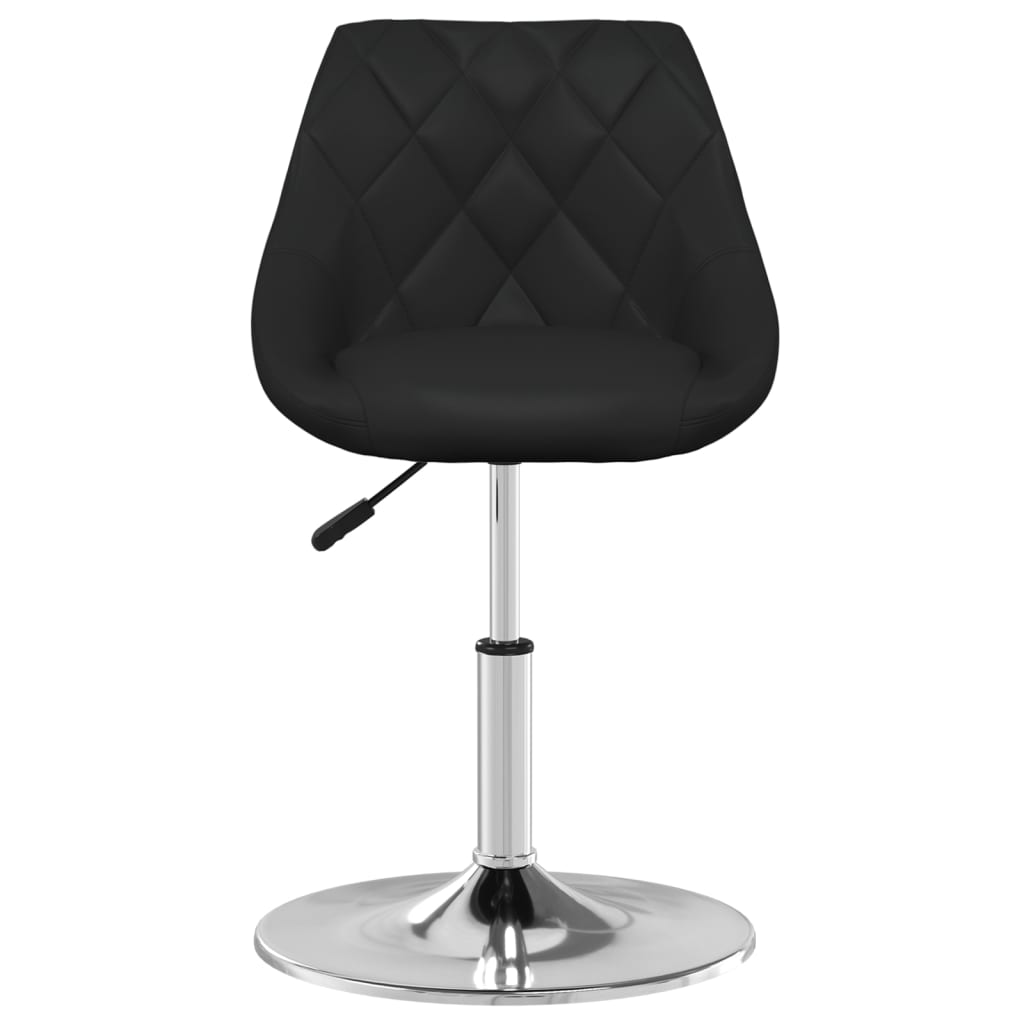 Eetkamerstoelen 2 st kunstleer zwart is nu te koop bij PeponiXL, paradijselijk wonen!