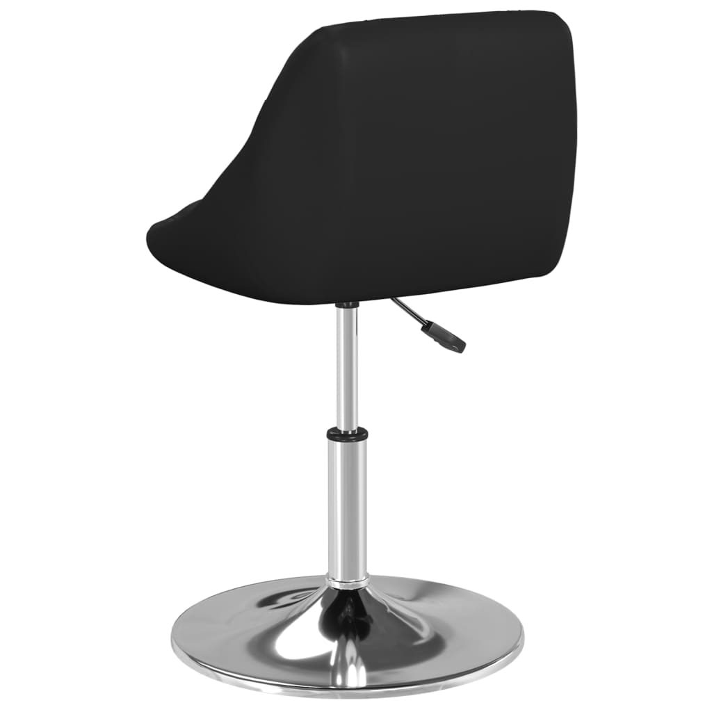 Eetkamerstoelen 2 st kunstleer zwart is nu te koop bij PeponiXL, paradijselijk wonen!