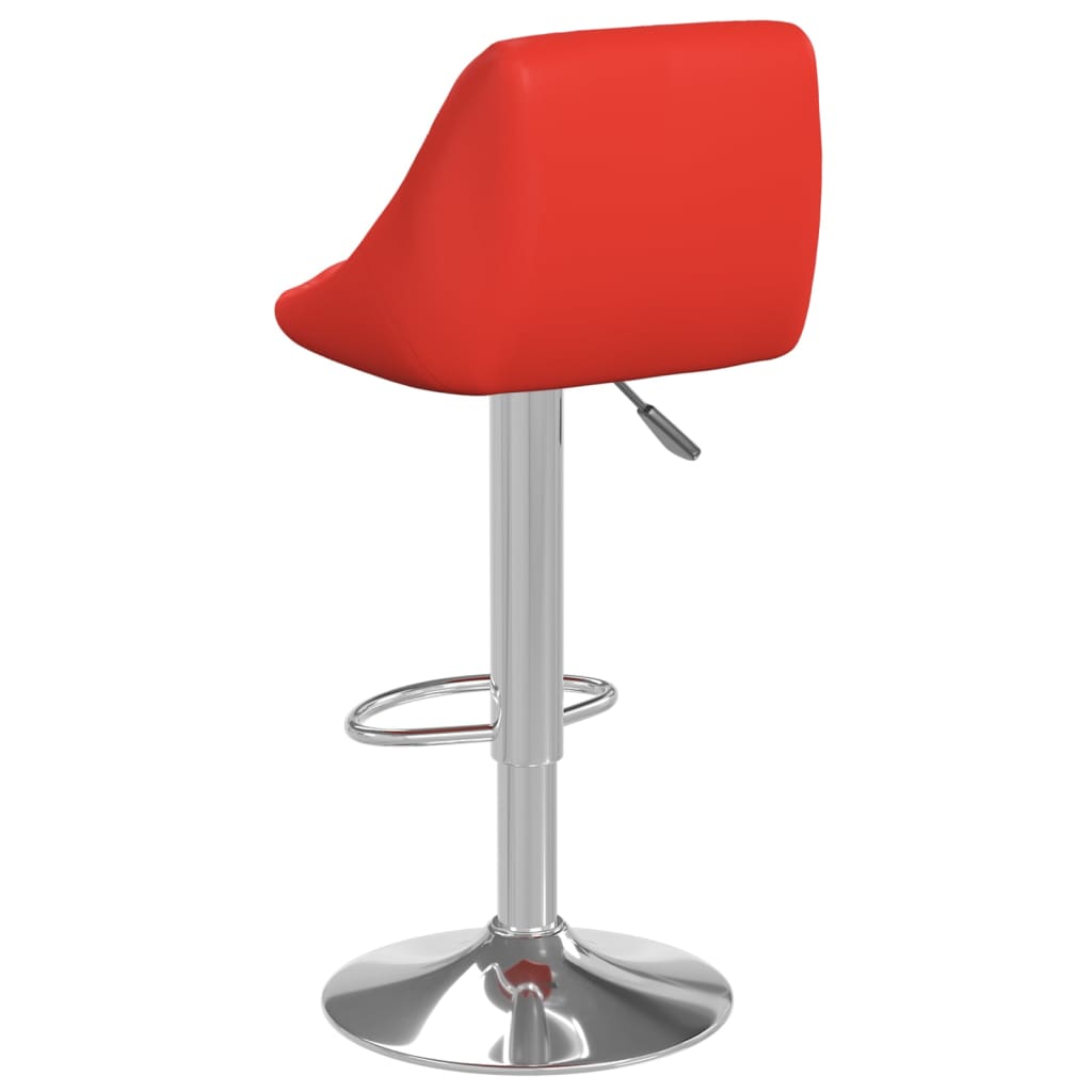 Barstoelen 2 st kunstleer rood is nu te koop bij PeponiXL, paradijselijk wonen!