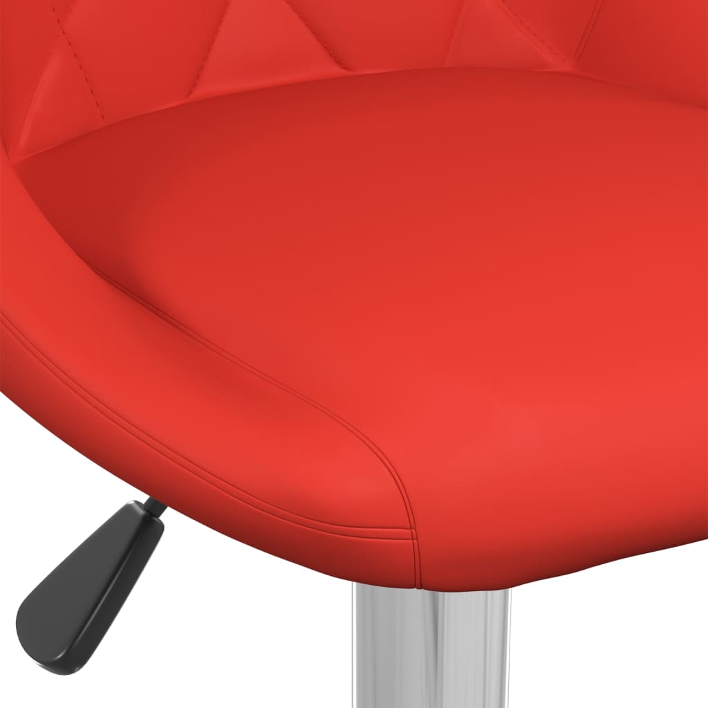 Barstoelen 2 st kunstleer rood is nu te koop bij PeponiXL, paradijselijk wonen!