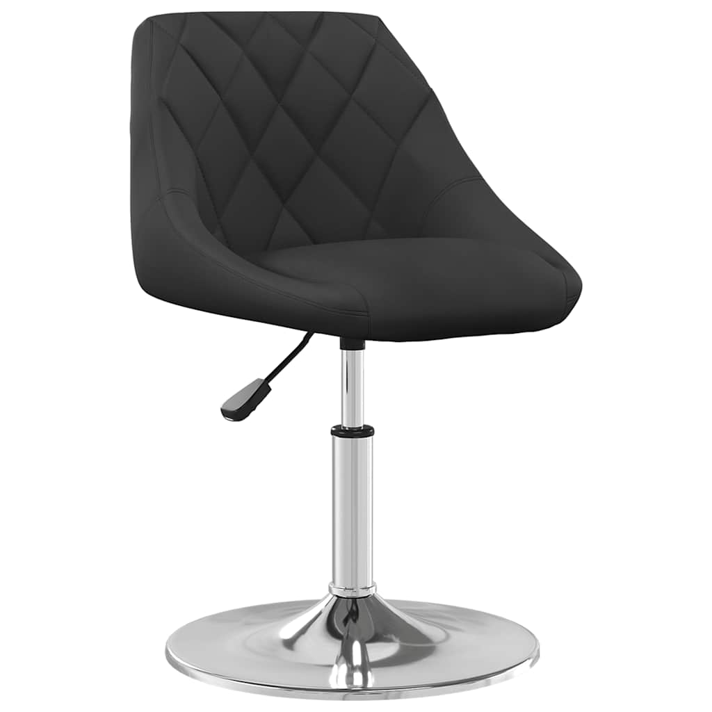 Eetkamerstoelen draaibaar 2 st fluweel zwart is nu te koop bij PeponiXL, paradijselijk wonen!