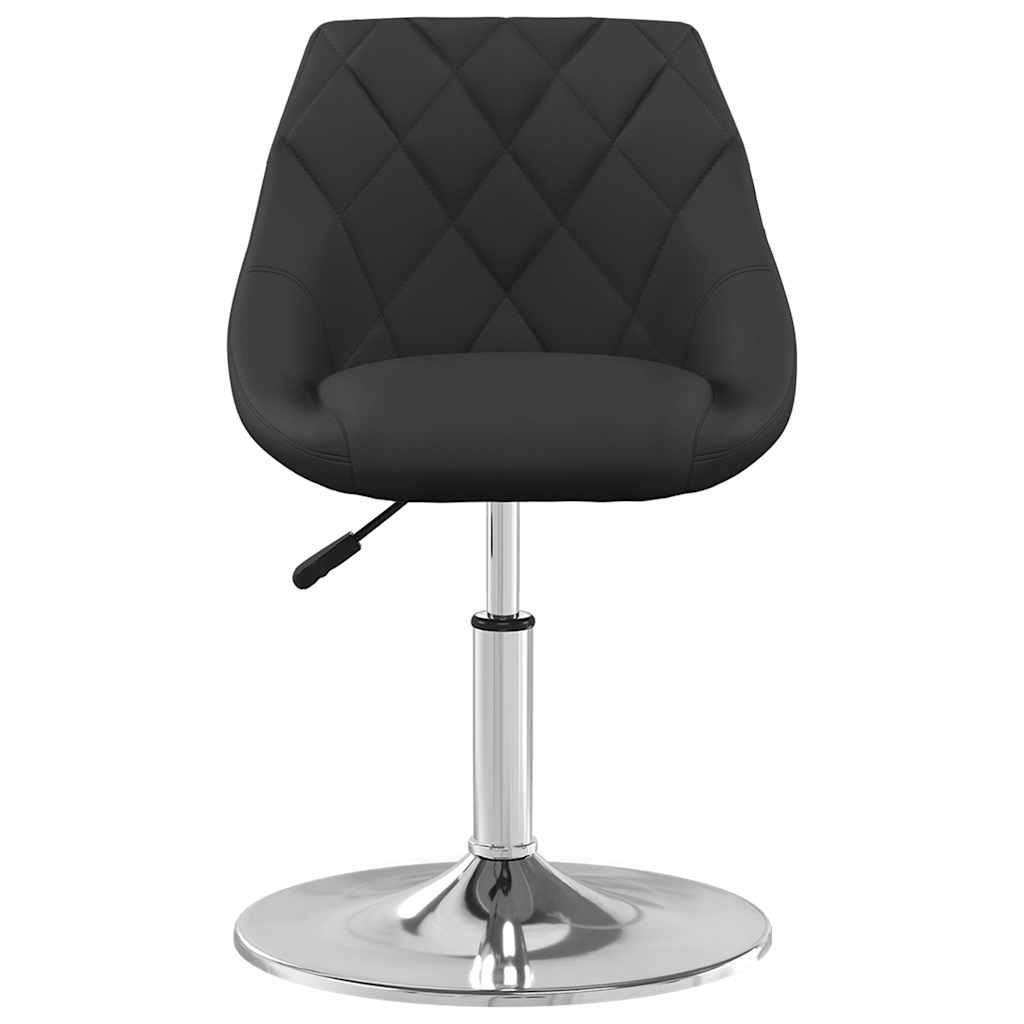 Eetkamerstoelen draaibaar 2 st fluweel zwart is nu te koop bij PeponiXL, paradijselijk wonen!
