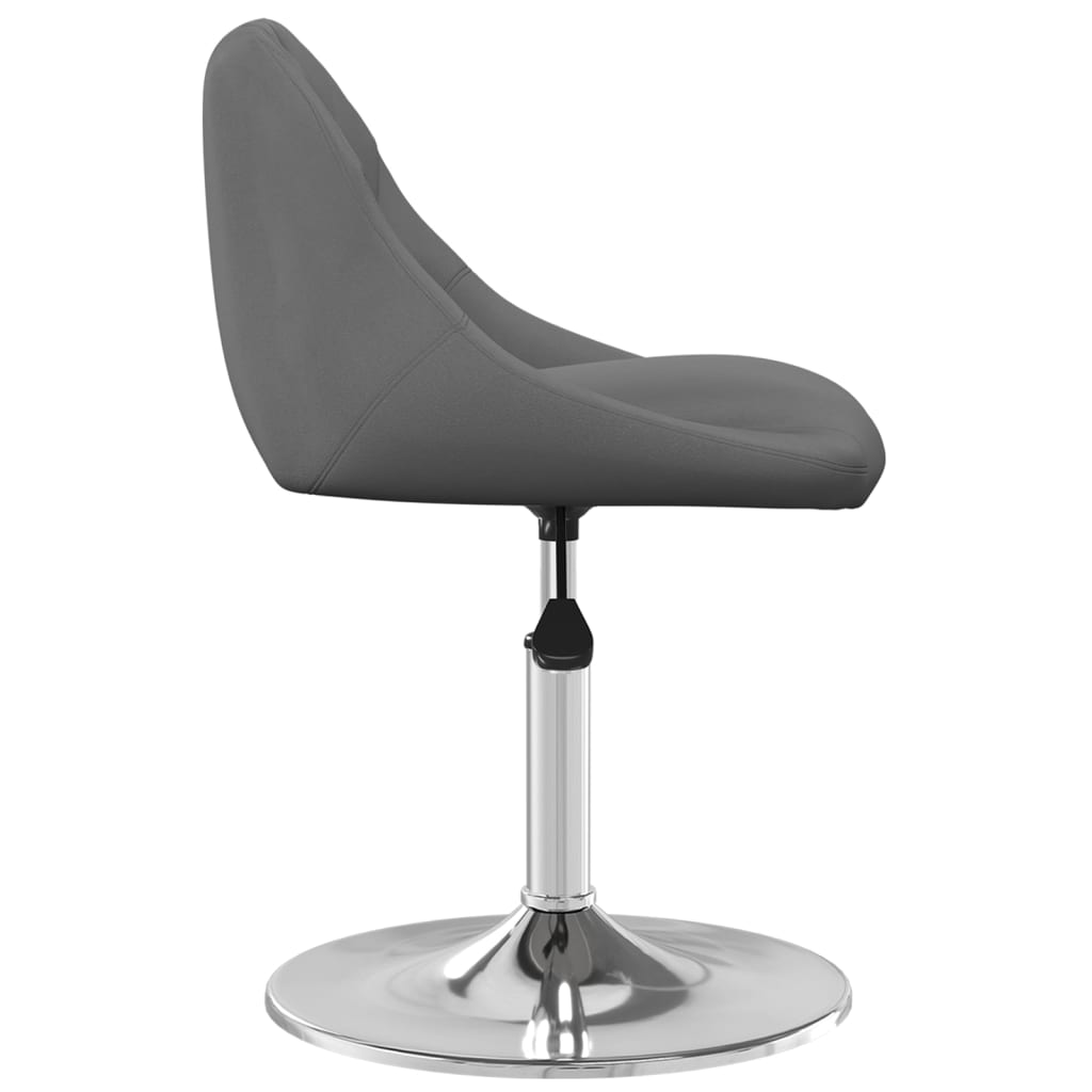 Eetkamerstoelen draaibaar 2 st fluweel donkergrijs is nu te koop bij PeponiXL, paradijselijk wonen!