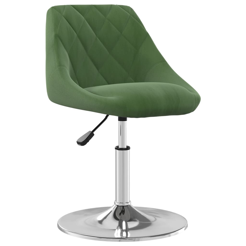Eetkamerstoelen draaibaar 2 st fluweel donkergroen is nu te koop bij PeponiXL, paradijselijk wonen!