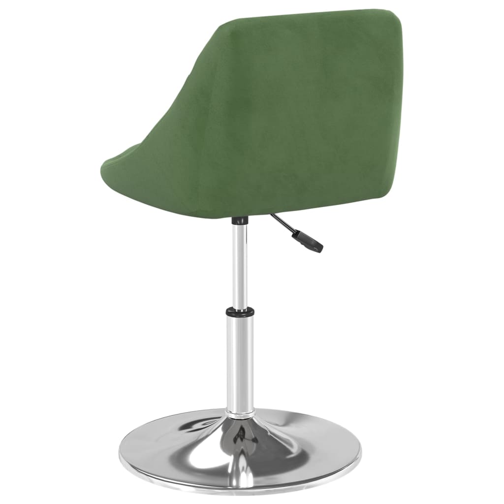 Eetkamerstoelen draaibaar 2 st fluweel donkergroen is nu te koop bij PeponiXL, paradijselijk wonen!