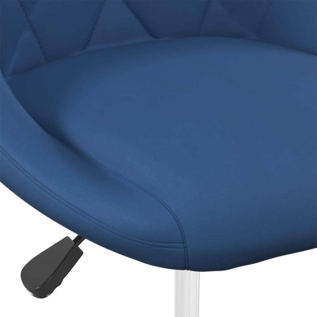 Eetkamerstoelen draaibaar 2 st fluweel blauw is nu te koop bij PeponiXL, paradijselijk wonen!