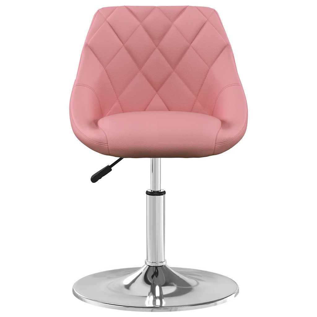Eetkamerstoelen draaibaar 2 st fluweel roze is nu te koop bij PeponiXL, paradijselijk wonen!