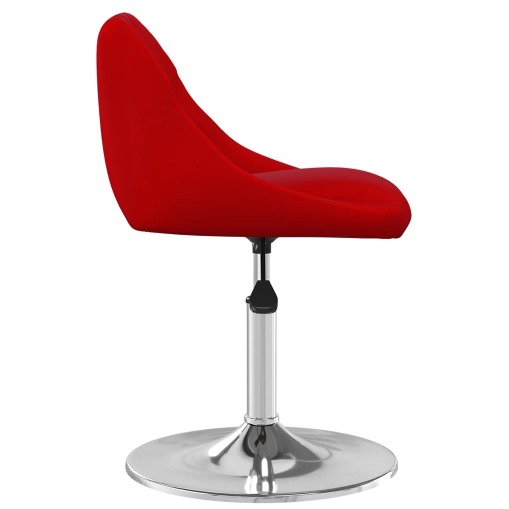 Eetkamerstoelen draaibaar 2 st fluweel wijnrood is nu te koop bij PeponiXL, paradijselijk wonen!