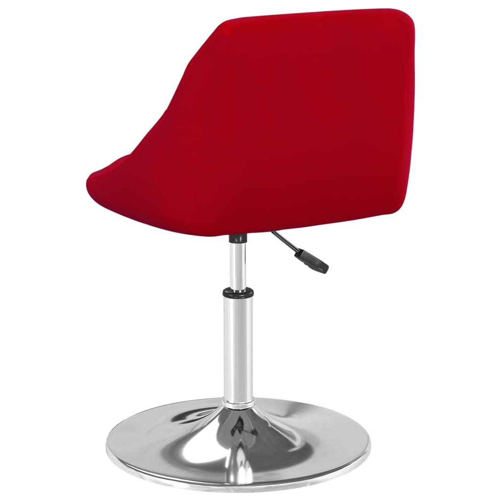 Eetkamerstoelen draaibaar 2 st fluweel wijnrood is nu te koop bij PeponiXL, paradijselijk wonen!