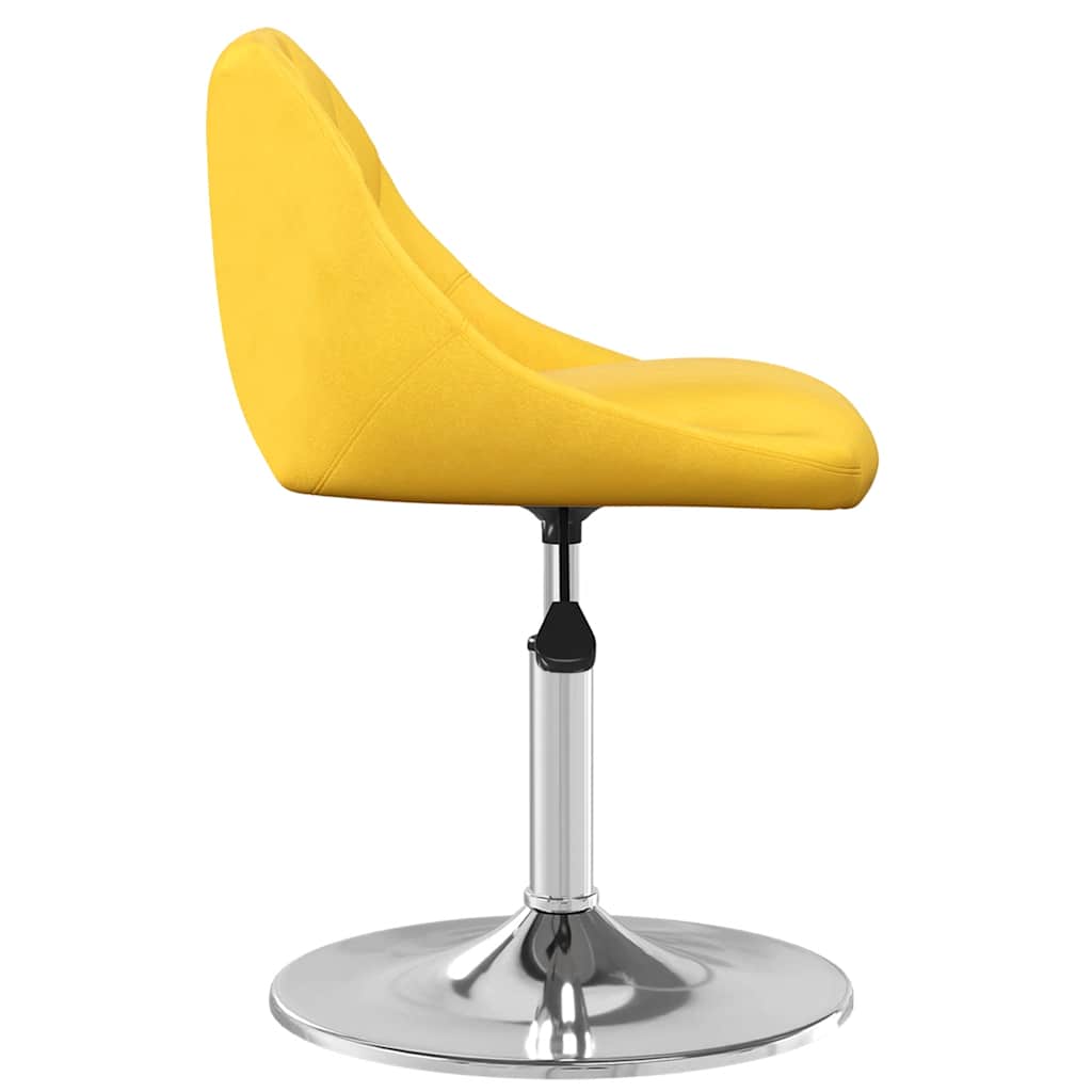 Eetkamerstoelen draaibaar 2 st fluweel mosterdgeel is nu te koop bij PeponiXL, paradijselijk wonen!