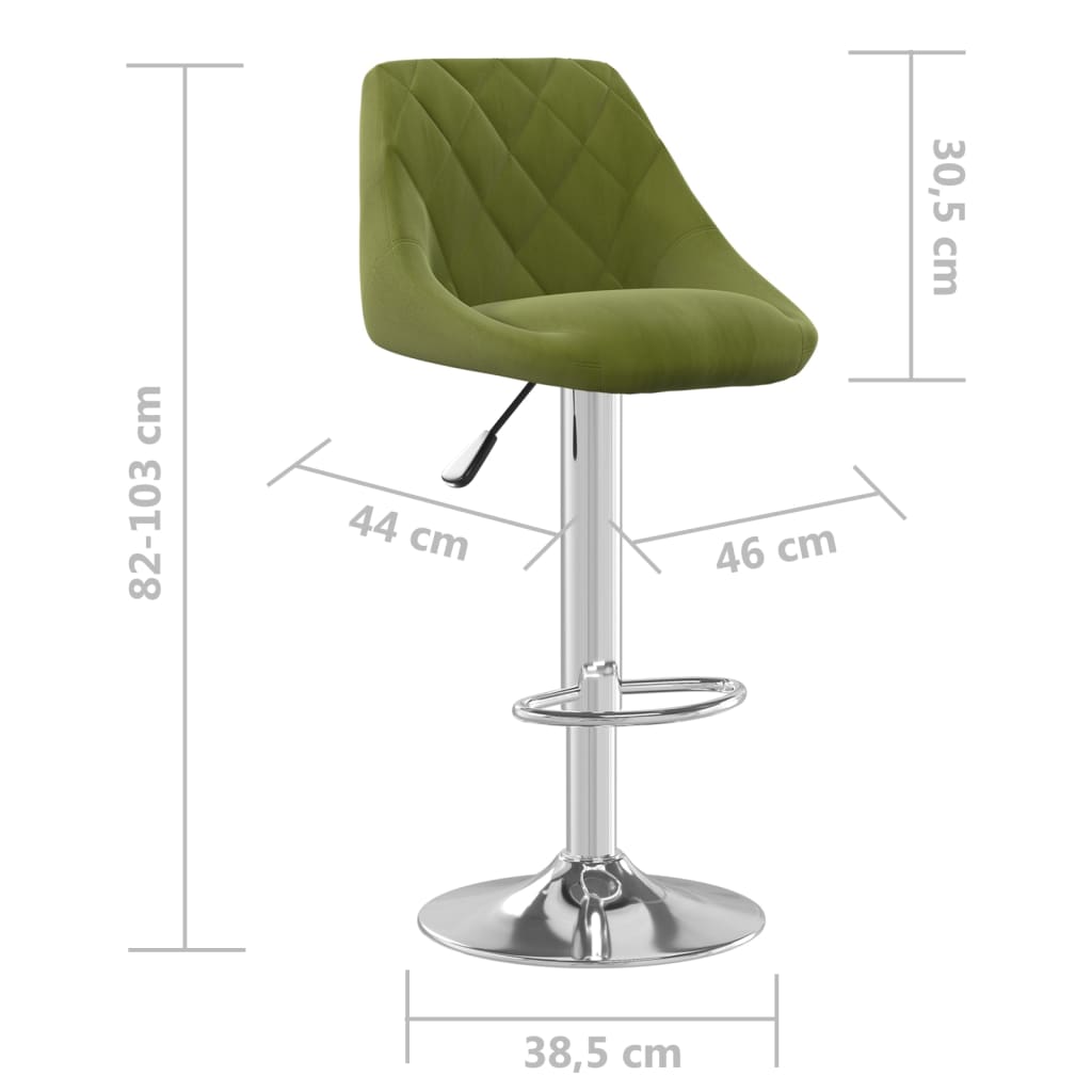 Barkruk fluweel lichtgroen is nu te koop bij PeponiXL, paradijselijk wonen!