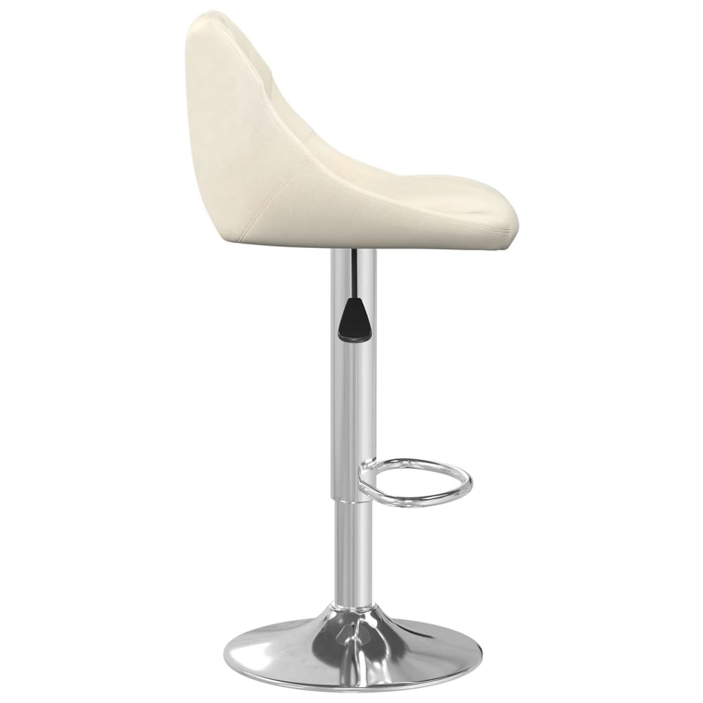 Barkrukken 2 st fluweel crèmekleurig is nu te koop bij PeponiXL, paradijselijk wonen!