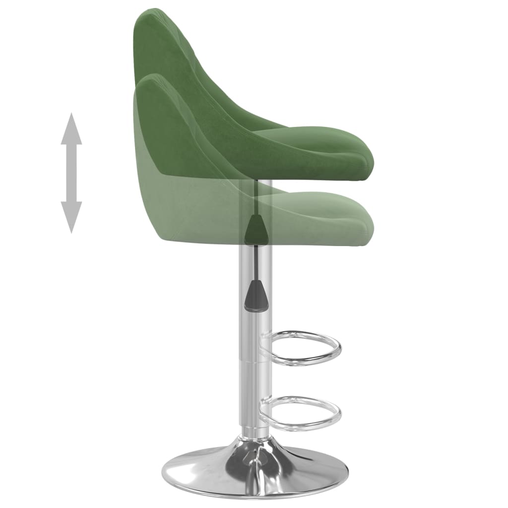 Barkrukken 2 st fluweel donkergroen is nu te koop bij PeponiXL, paradijselijk wonen!