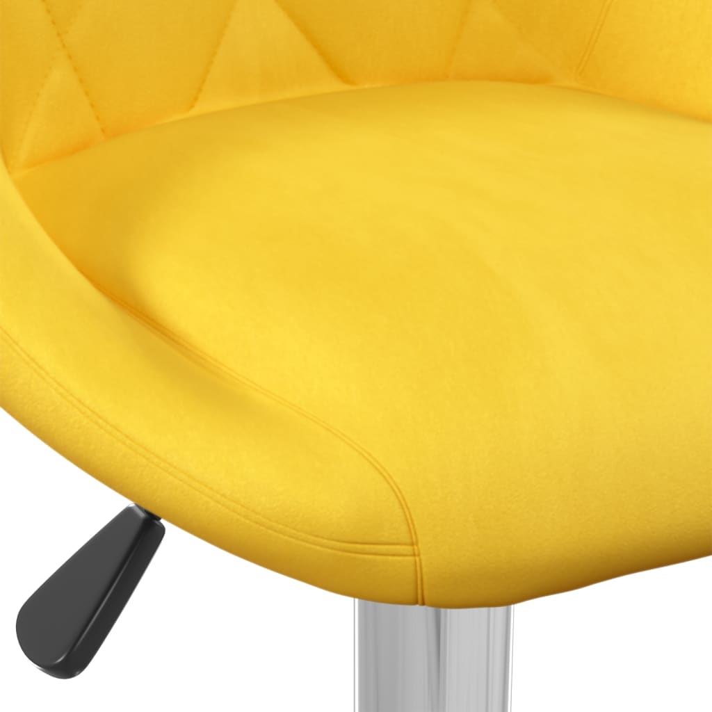 Barkrukken 2 st fluweel mosterdgeel is nu te koop bij PeponiXL, paradijselijk wonen!