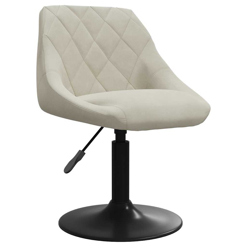 Barkruk fluweel crèmekleurig is nu te koop bij PeponiXL, paradijselijk wonen!