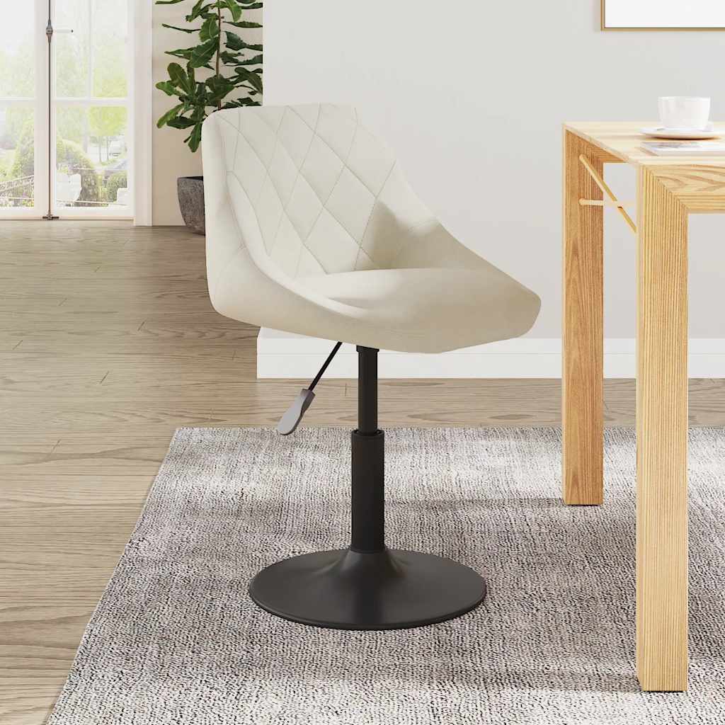 Barkruk fluweel crèmekleurig is nu te koop bij PeponiXL, paradijselijk wonen!