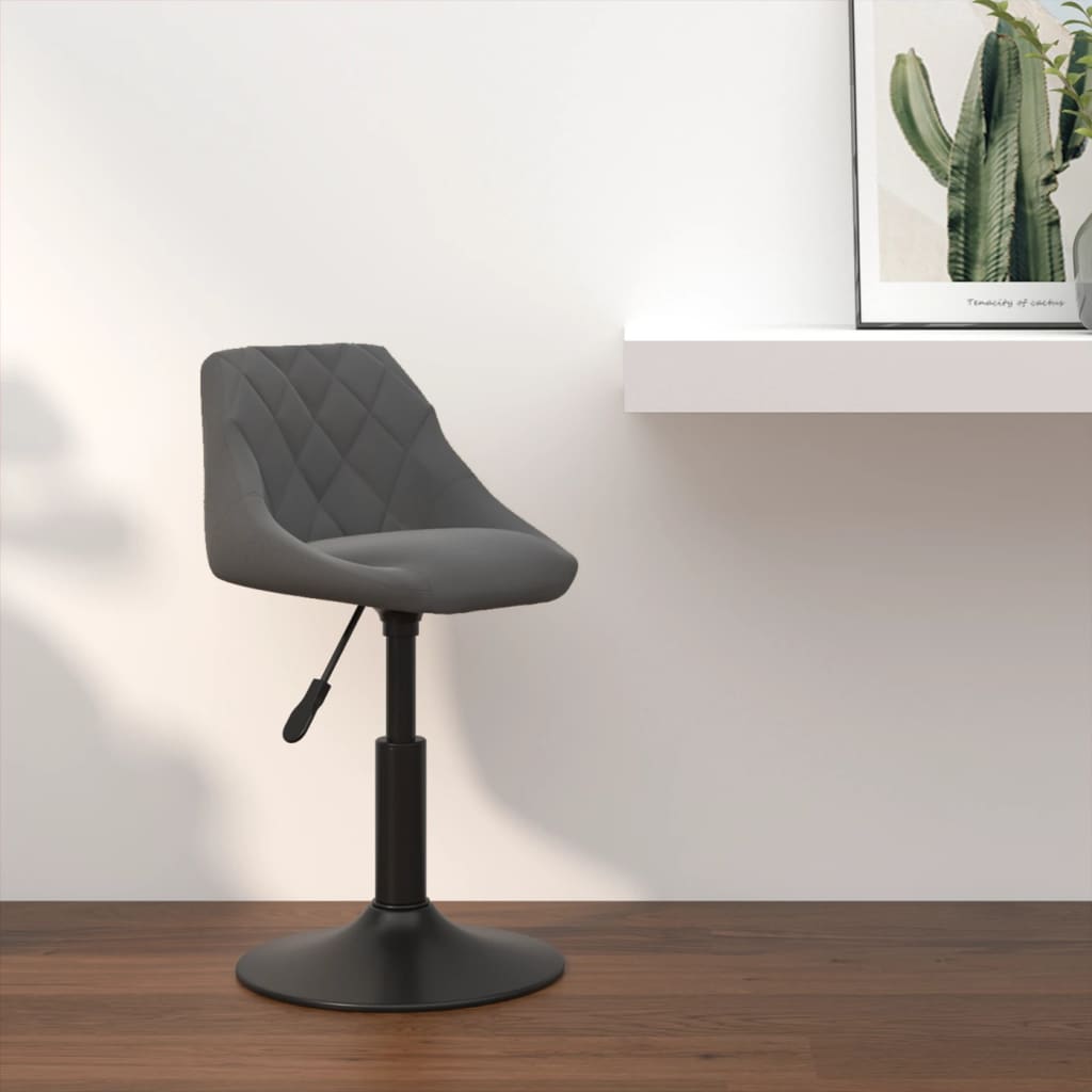 Barkruk fluweel donkergrijs is nu te koop bij PeponiXL, paradijselijk wonen!