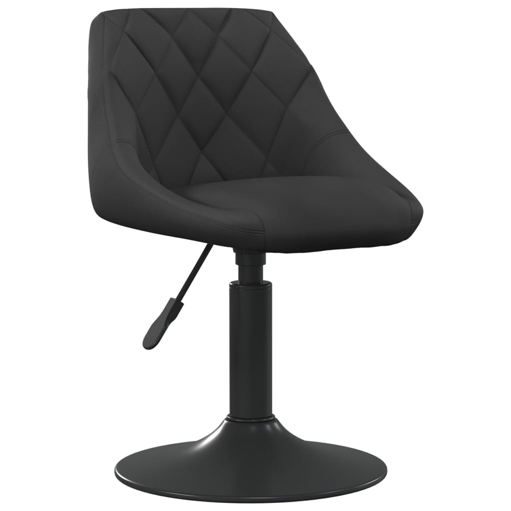 Eetkamerstoelen draaibaar 2 st fluweel zwart is nu te koop bij PeponiXL, paradijselijk wonen!