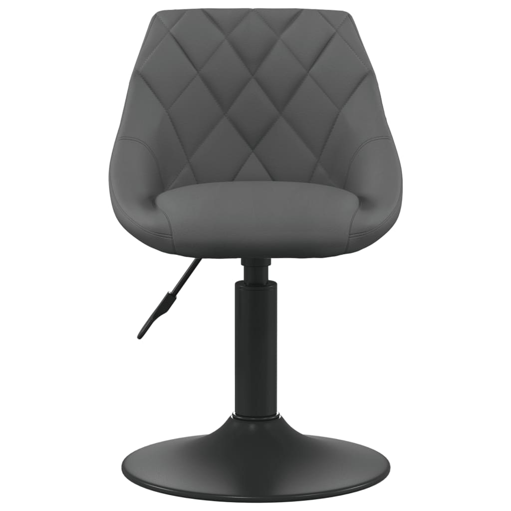 Eetkamerstoelen draaibaar 2 st fluweel donkergrijs is nu te koop bij PeponiXL, paradijselijk wonen!