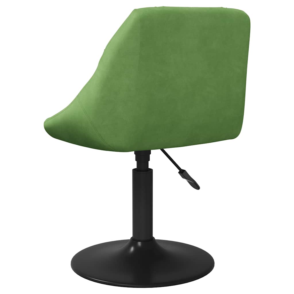 Eetkamerstoelen draaibaar 2 st fluweel lichtgroen is nu te koop bij PeponiXL, paradijselijk wonen!