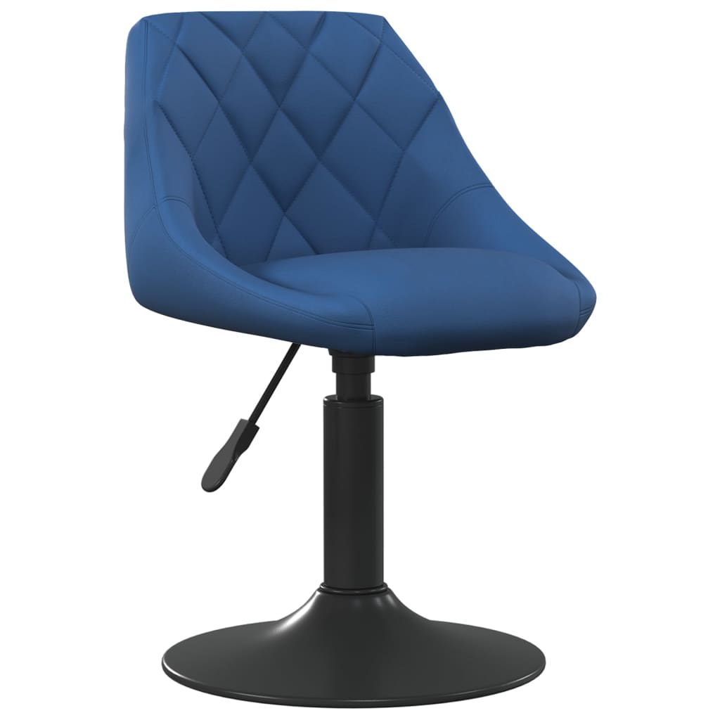 Eetkamerstoelen draaibaar 2 st fluweel blauw is nu te koop bij PeponiXL, paradijselijk wonen!