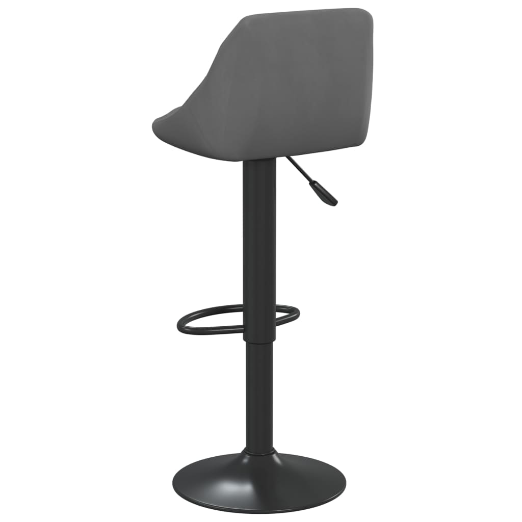 Barkruk fluweel donkergrijs is nu te koop bij PeponiXL, paradijselijk wonen!