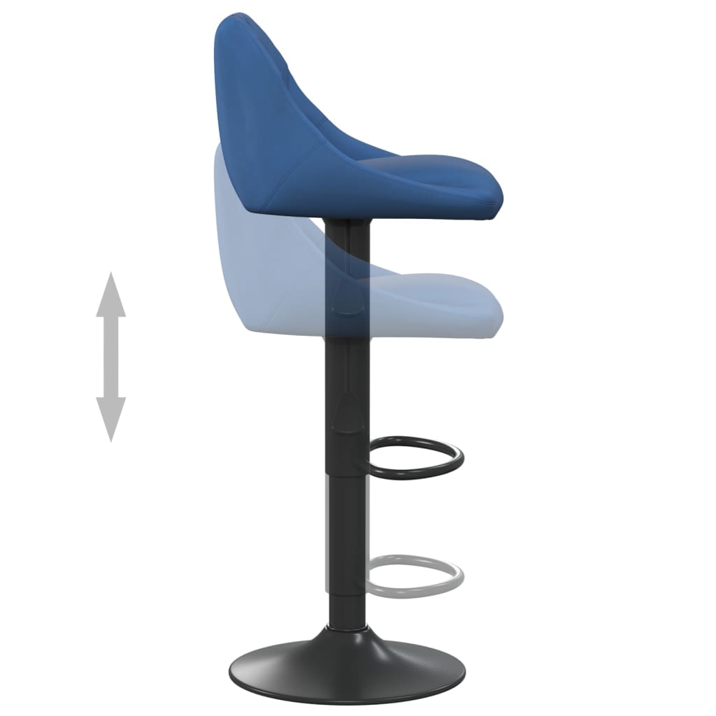 Barkruk fluweel blauw is nu te koop bij PeponiXL, paradijselijk wonen!