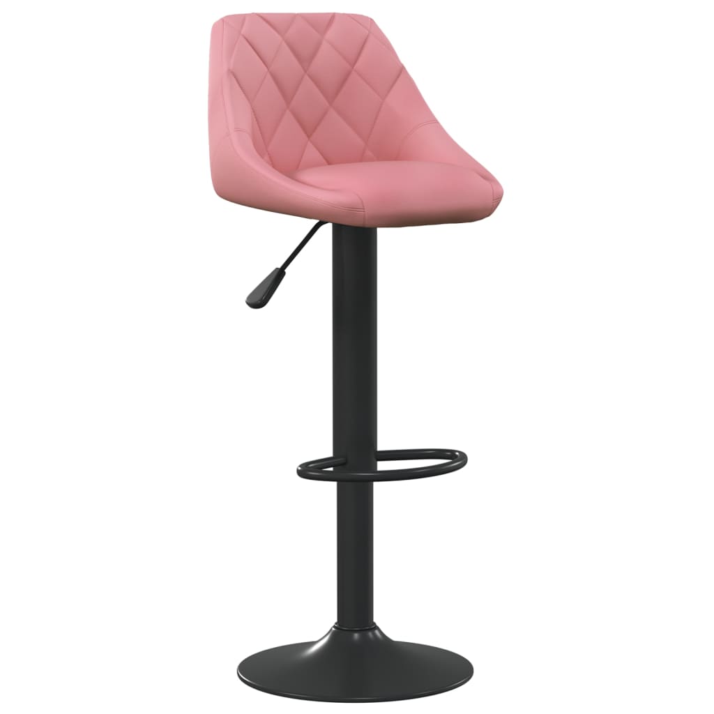 Barkrukken 2 st fluweel roze is nu te koop bij PeponiXL, paradijselijk wonen!