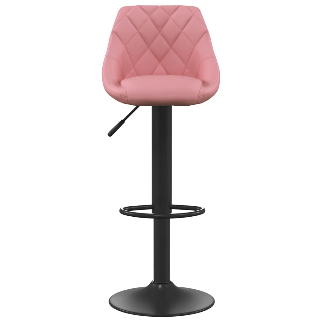 Barkrukken 2 st fluweel roze is nu te koop bij PeponiXL, paradijselijk wonen!