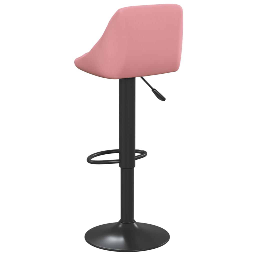 Barkrukken 2 st fluweel roze is nu te koop bij PeponiXL, paradijselijk wonen!