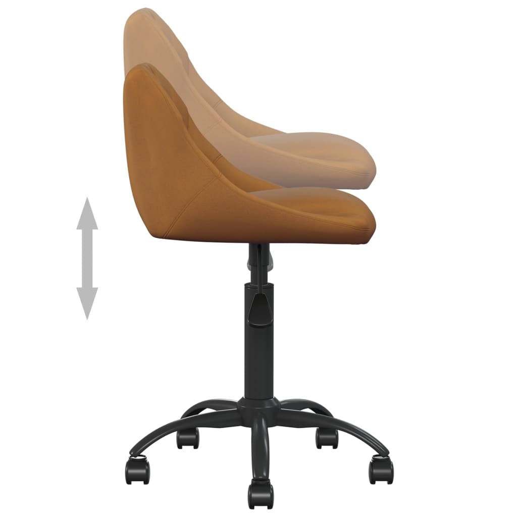 Eetkamerstoel fluweel bruin is nu te koop bij PeponiXL, paradijselijk wonen!