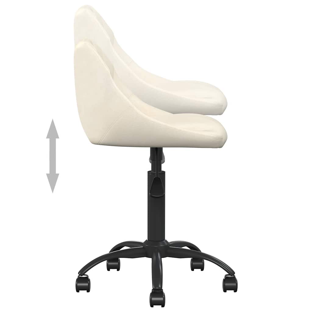 Eetkamerstoel fluweel crèmekleurig is nu te koop bij PeponiXL, paradijselijk wonen!