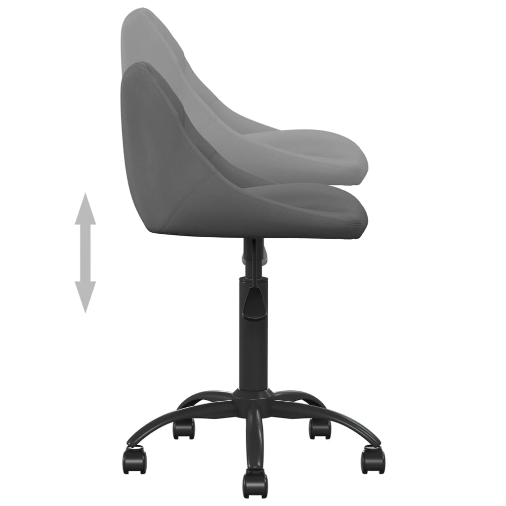 Eetkamerstoel fluweel donkergrijs is nu te koop bij PeponiXL, paradijselijk wonen!
