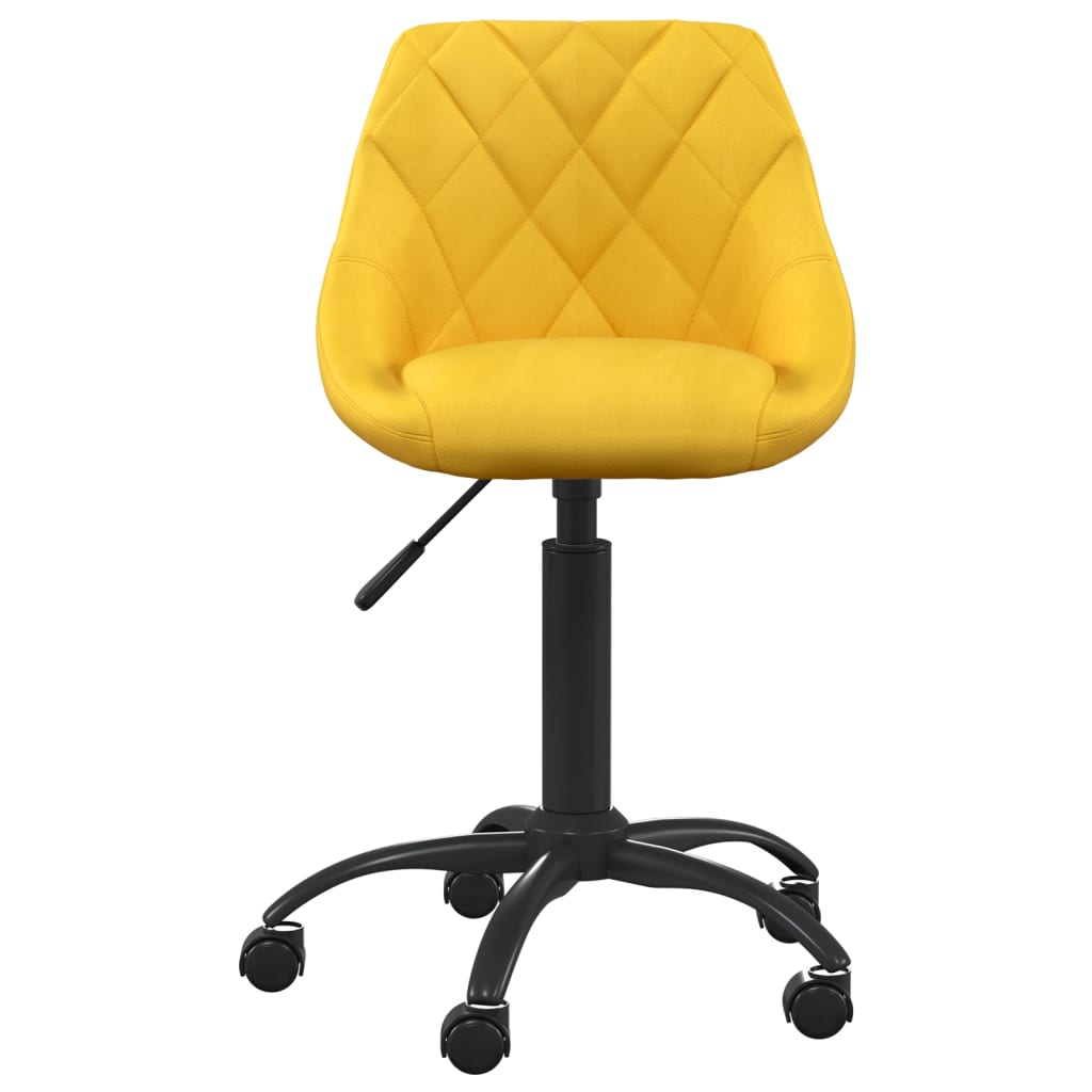 Eetkamerstoel fluweel mosterdgeel is nu te koop bij PeponiXL, paradijselijk wonen!