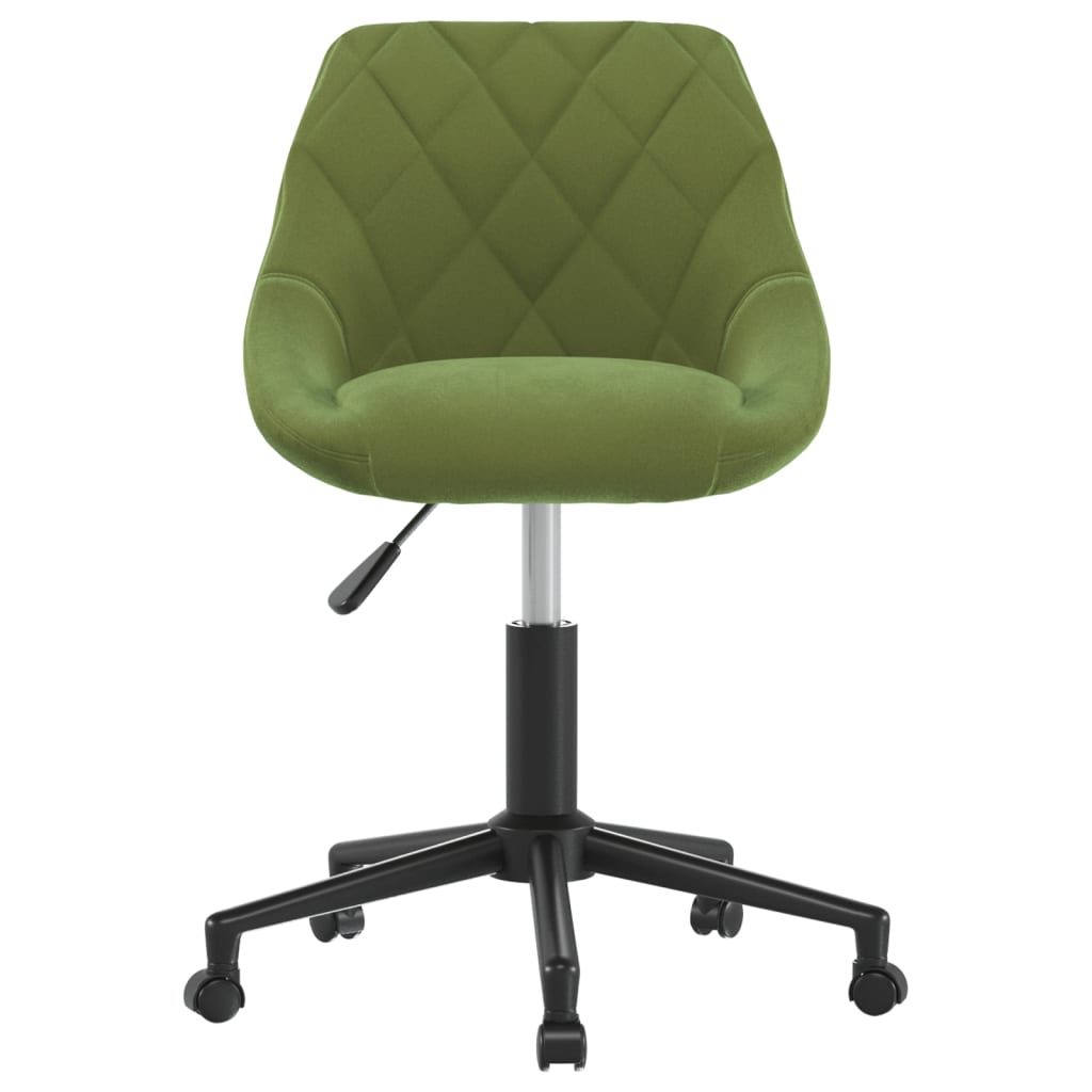 Kantoorstoel draaibaar fluweel lichtgroen is nu te koop bij PeponiXL, paradijselijk wonen!