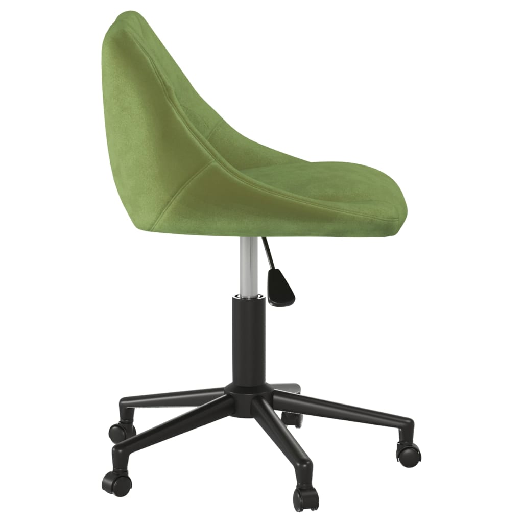 Kantoorstoel draaibaar fluweel lichtgroen is nu te koop bij PeponiXL, paradijselijk wonen!