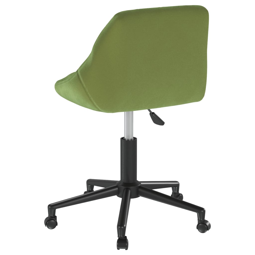 Kantoorstoel draaibaar fluweel lichtgroen is nu te koop bij PeponiXL, paradijselijk wonen!