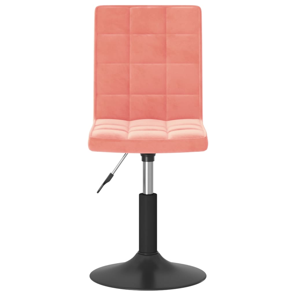 Eetkamerstoelen draaibaar 2 st fluweel roze is nu te koop bij PeponiXL, paradijselijk wonen!