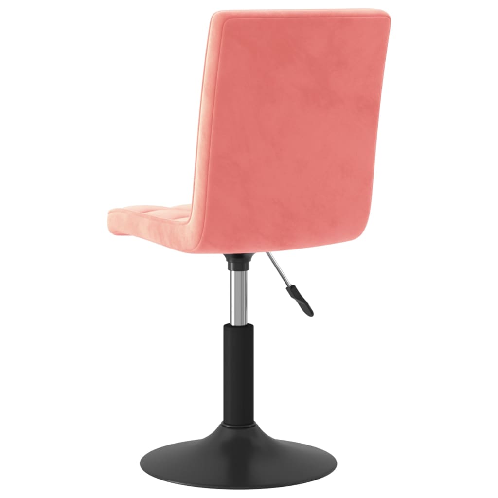 Eetkamerstoelen draaibaar 2 st fluweel roze is nu te koop bij PeponiXL, paradijselijk wonen!