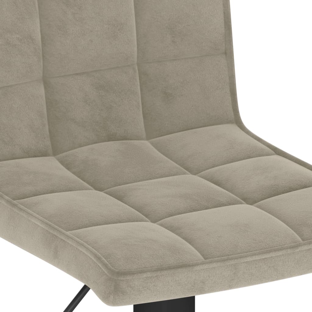 Barkruk fluweel lichtgrijs is nu te koop bij PeponiXL, paradijselijk wonen!